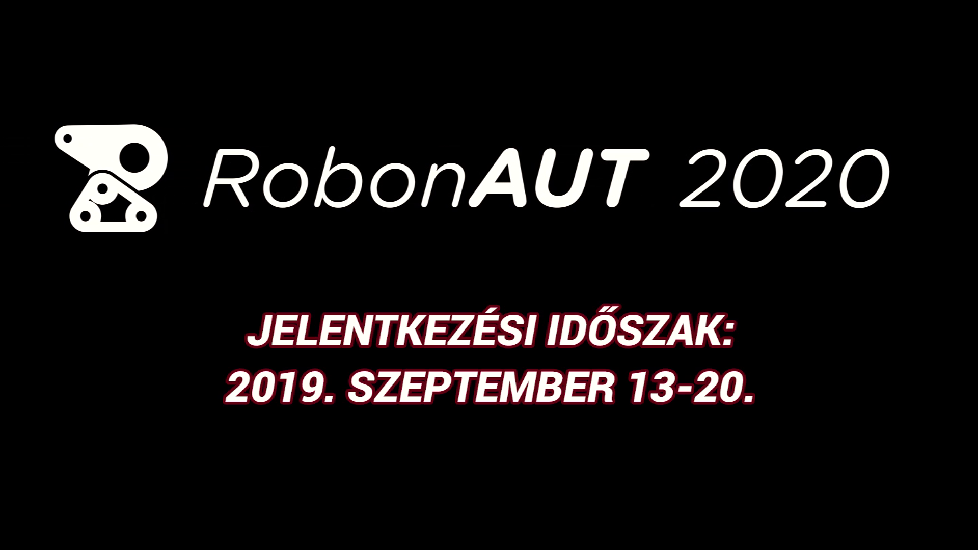 RobonAUT 2020 - Jelentkezz!